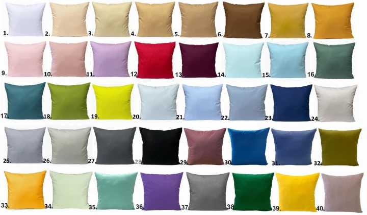 Bawełniana poszewka na poduszkę 45×45