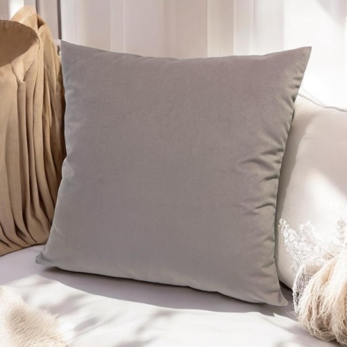 welurowa poszewka na poduszkę brudny róż