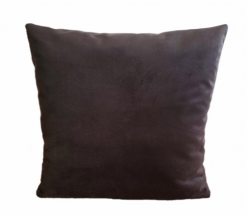 welurowa poszewka na poduszkę brązowy