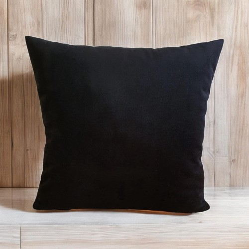 welurowa poszewka na poduszkę czarny