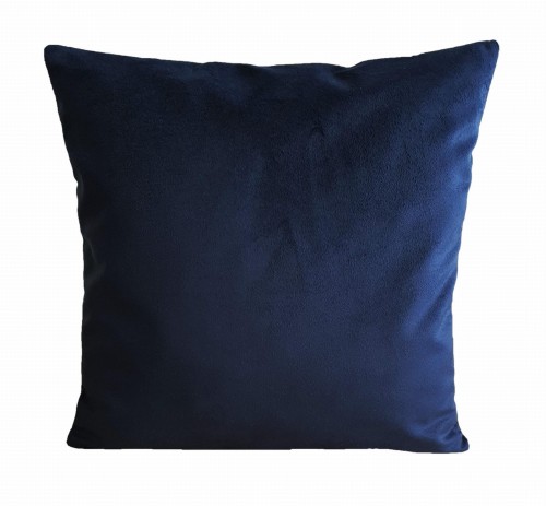 welurowa poszewka na poduszkę granatowy
