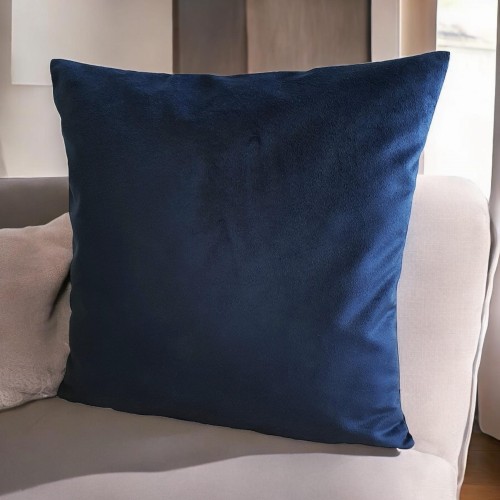 welurowa poszewka na poduszkę granatowy