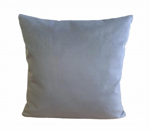 welurowa poszewka na poduszkę szary