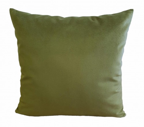 welurowa poszewka na poduszkę oliwkowy