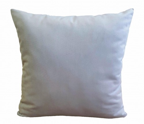 Welurowa poszewka na poduszkę jasnoszara