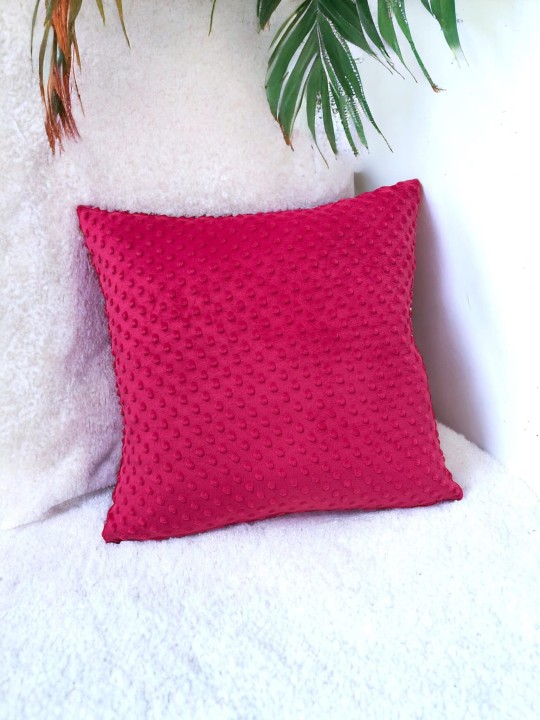 różowa poszewka minky