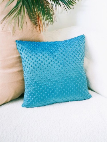 turkusowa poszewka minky