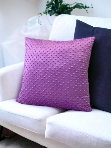 fioletowa poszewka minky