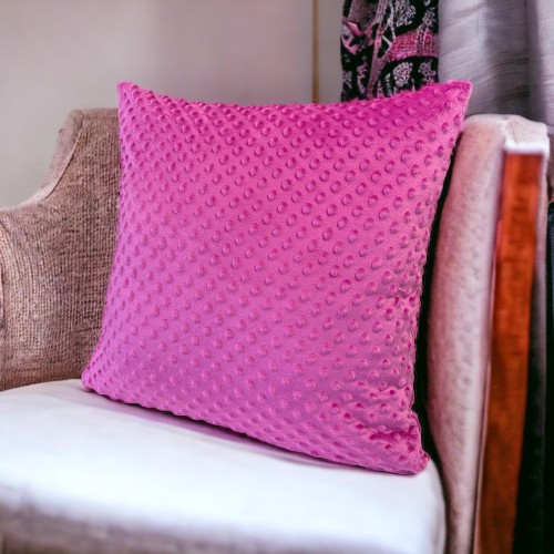 różowa poszewka minky