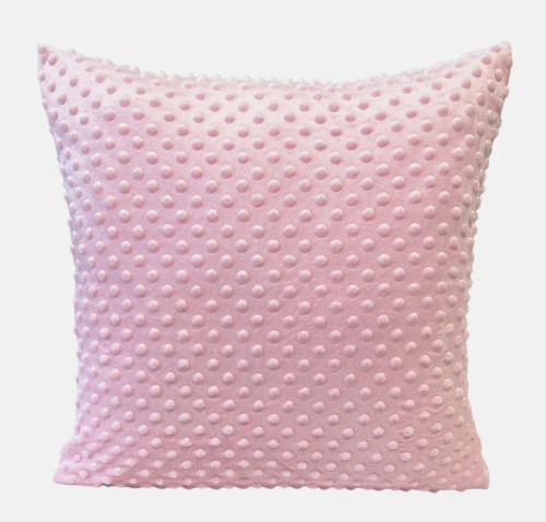 jasnoróżowa poszewka minky