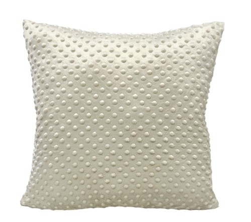 kremowa poszewka Minky