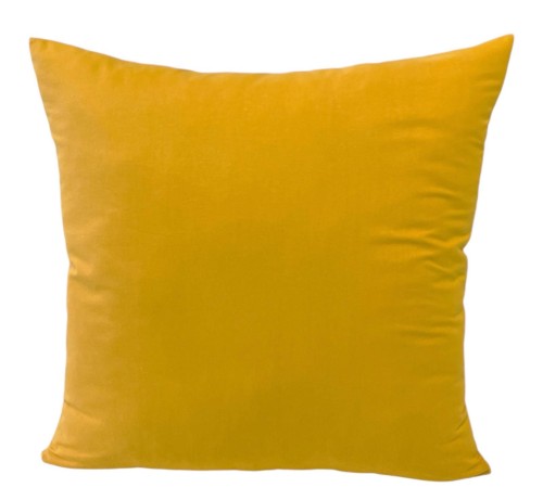 poszewka bawełniana żółto-musztardowa