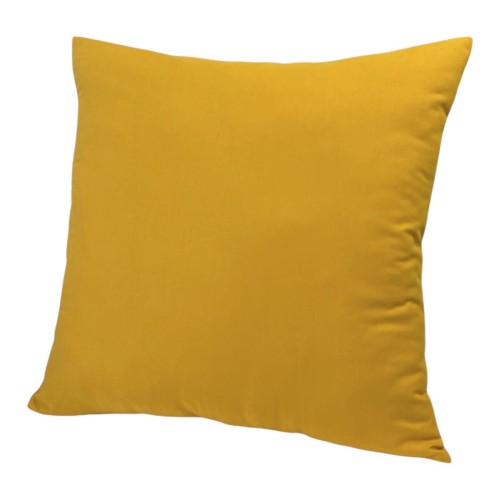 poszewka bawełniana żółto-musztardowa